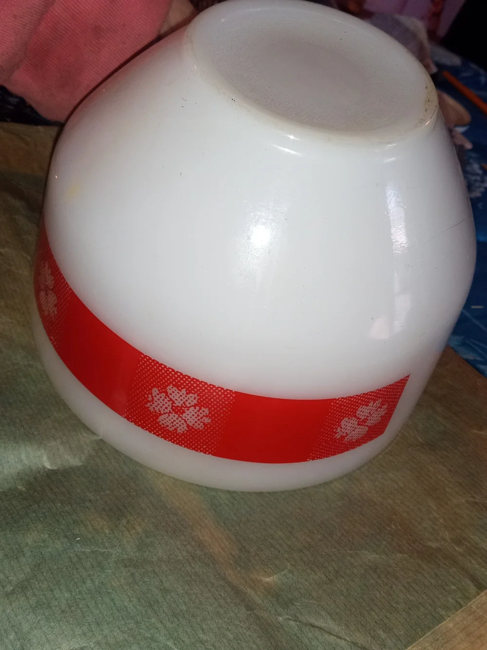 vintage Federal Glass mixing bowl